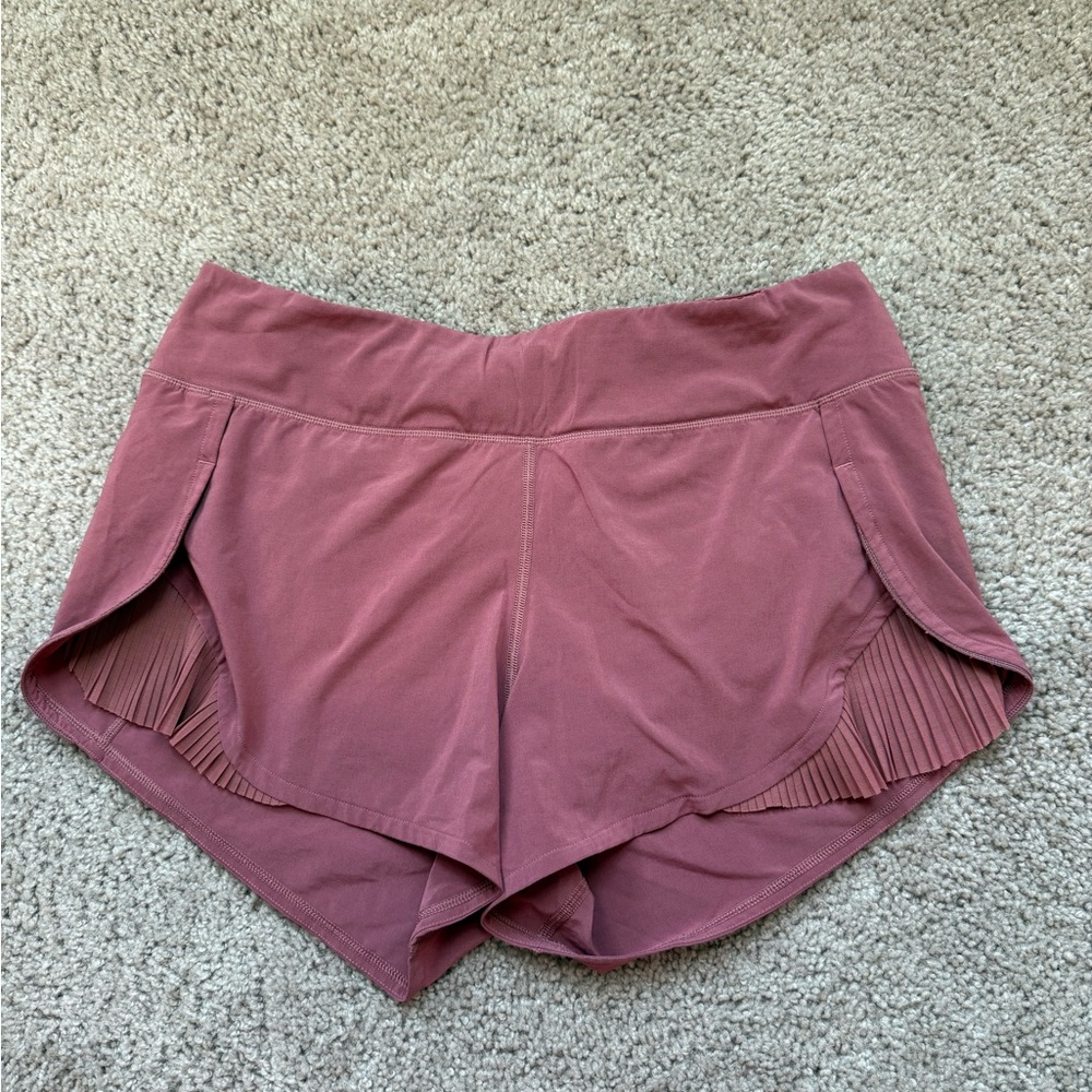 Lululemon Athletica Mauve Athletic Shorts Lightweight Stretch